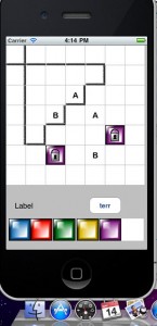 iOS-simulatorn på Macen med den framtida applikationen