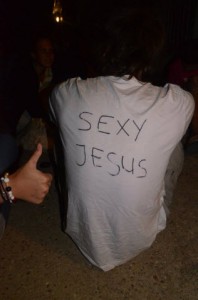 Me and my Free Hugs / Sexy-Jesus t-shirt